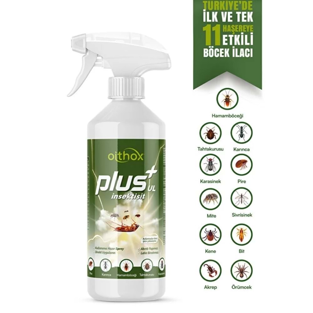 Oithox Plus UL İnsektisit Haşere İlacı 500 mL