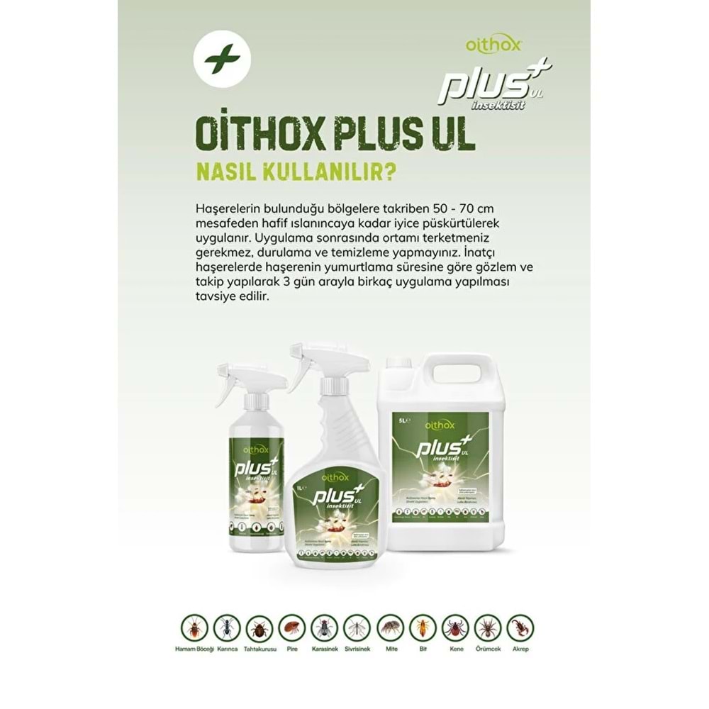 Oithox Plus UL İnsektisit Haşere İlacı 500 mL