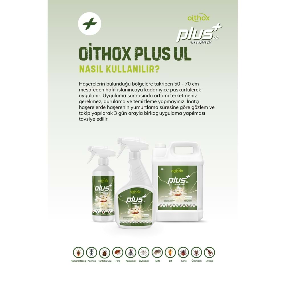 Oithox Plus UL İnsektisit Haşere İlacı 1 Lt
