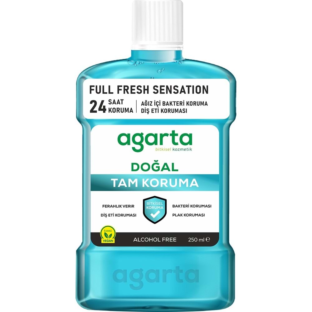 Agarta Bitkisel Ağız Çalkalama Suyu Tam Koruma (Alkolsüz) 250Ml
