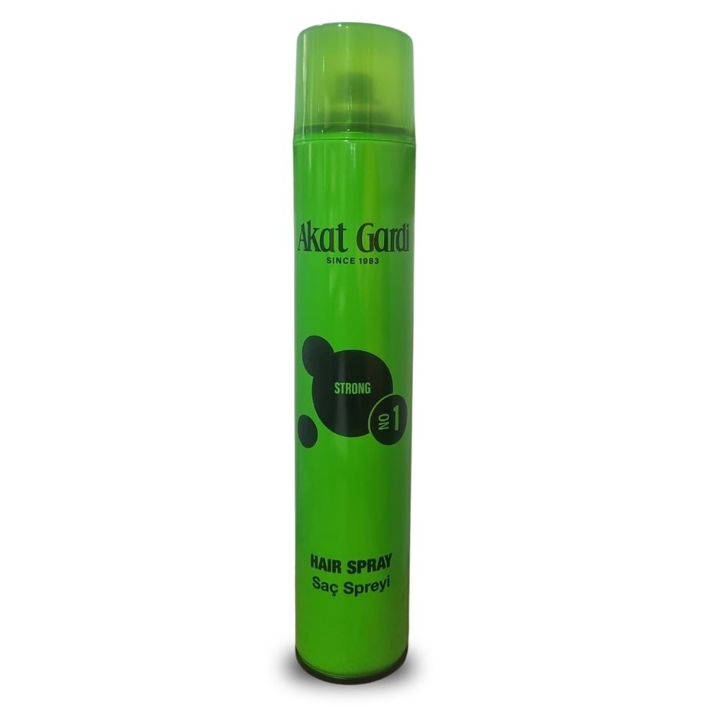 Akat Gardi Saç Spreyi Strong Hold No:1 400Ml Yeşil