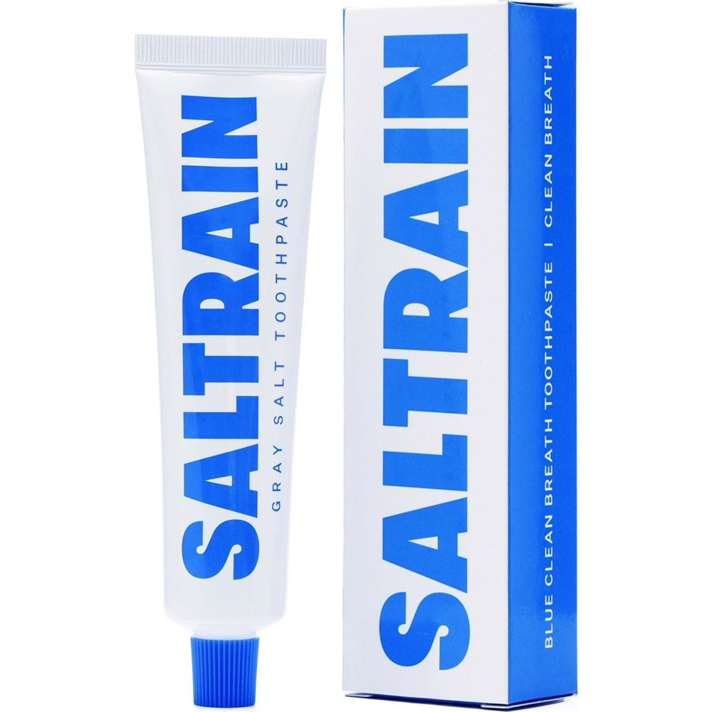 Saltrain Gri Tuz Diş Macunu 100g - Mavi