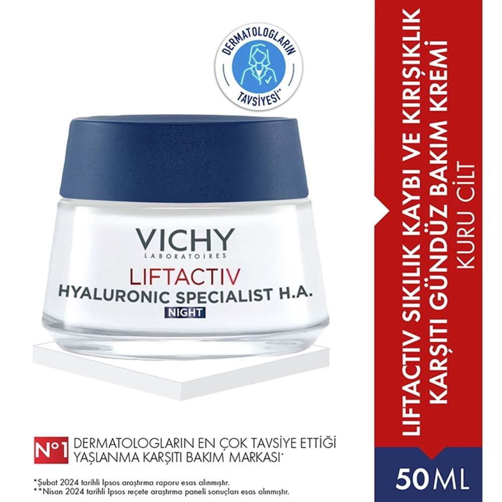 Vichy Liftactiv Hyaluronic Specialist H.A. Night Krem 50ml