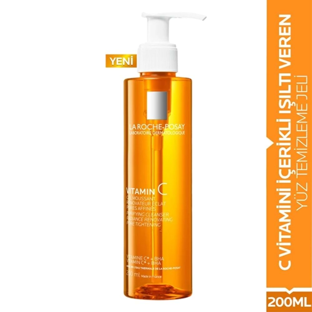 La Roche Posay Pure C Vitamini İçerikli Yüz Temizleme Jeli 200 mL