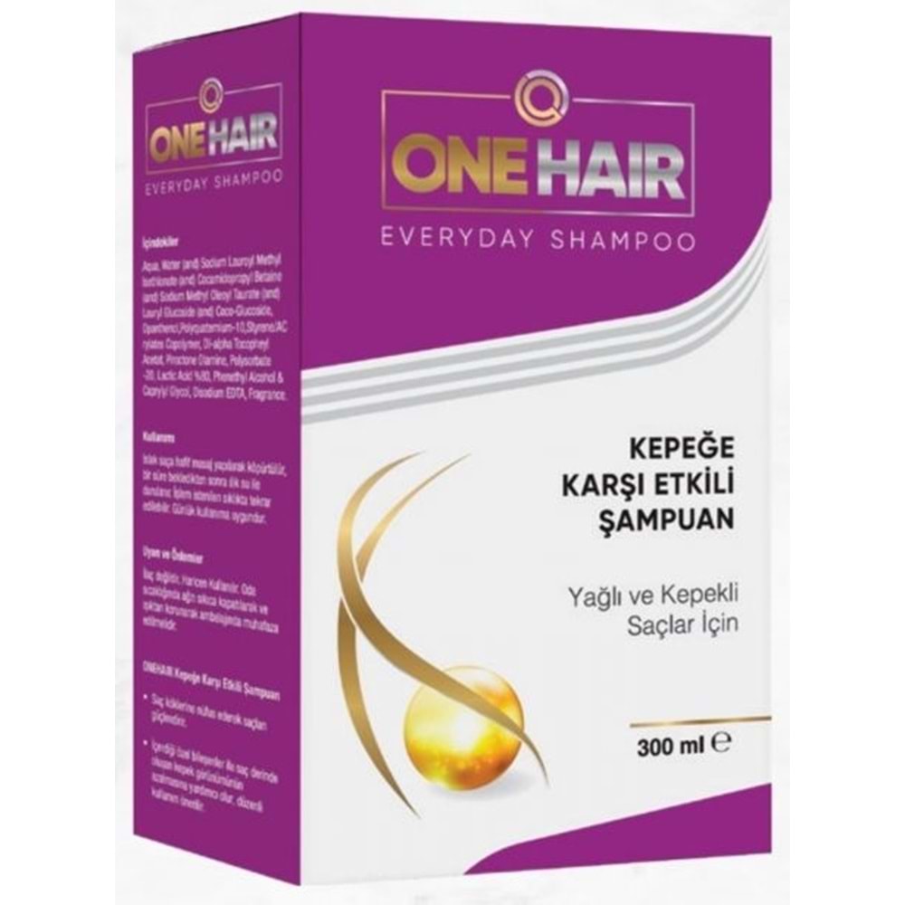 OneHair Kepeğe Karşı Etkili Şampuan 300Ml