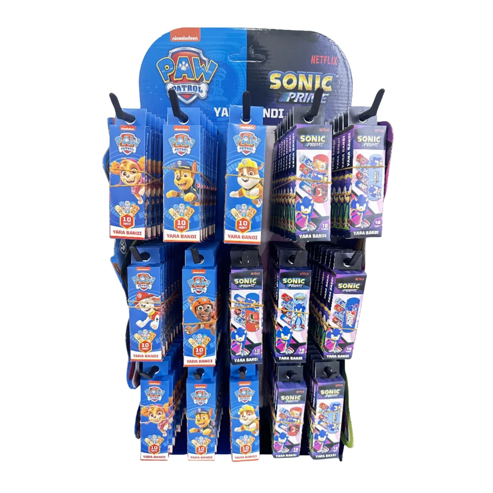 Sonic, Paw Patrol Çocuk Yara Bandı 120li Stand