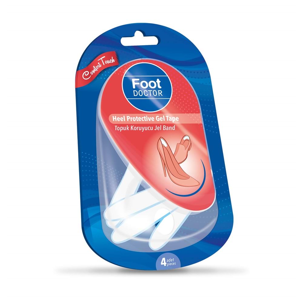 Foot Doctor Topuk Koruyucu Jel Bant 4 Adet (FD.0024)