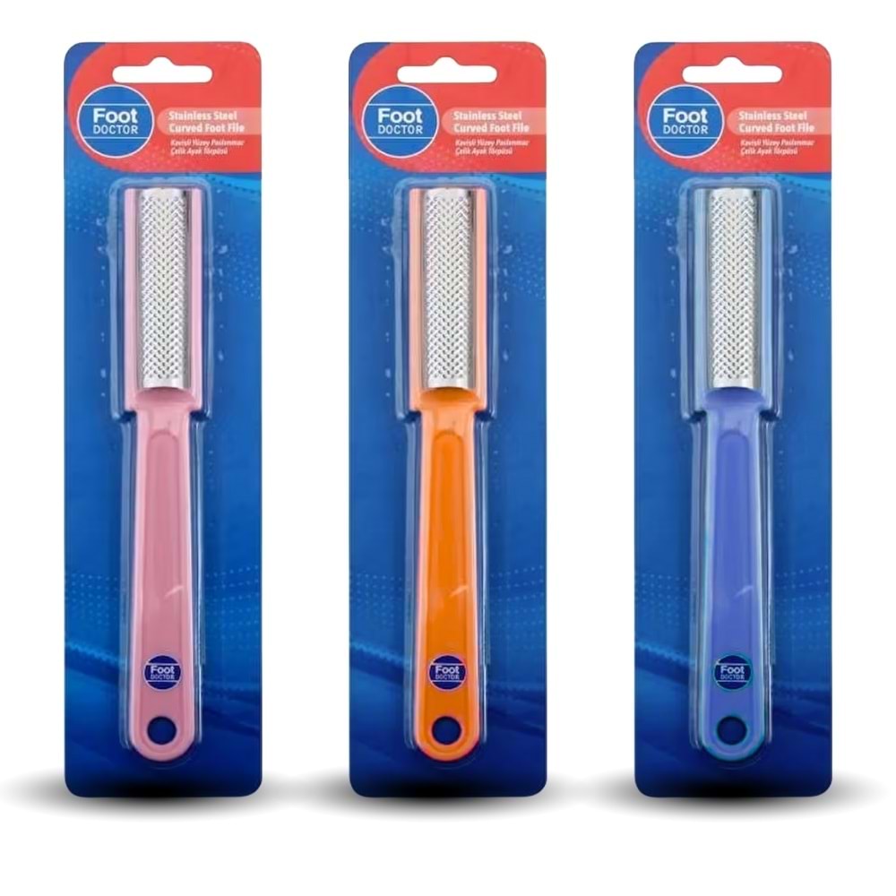 Foot Doctor Kavisli Yüzey Paslanmaz Çelik Ayak Törpüsü (FD.0035)