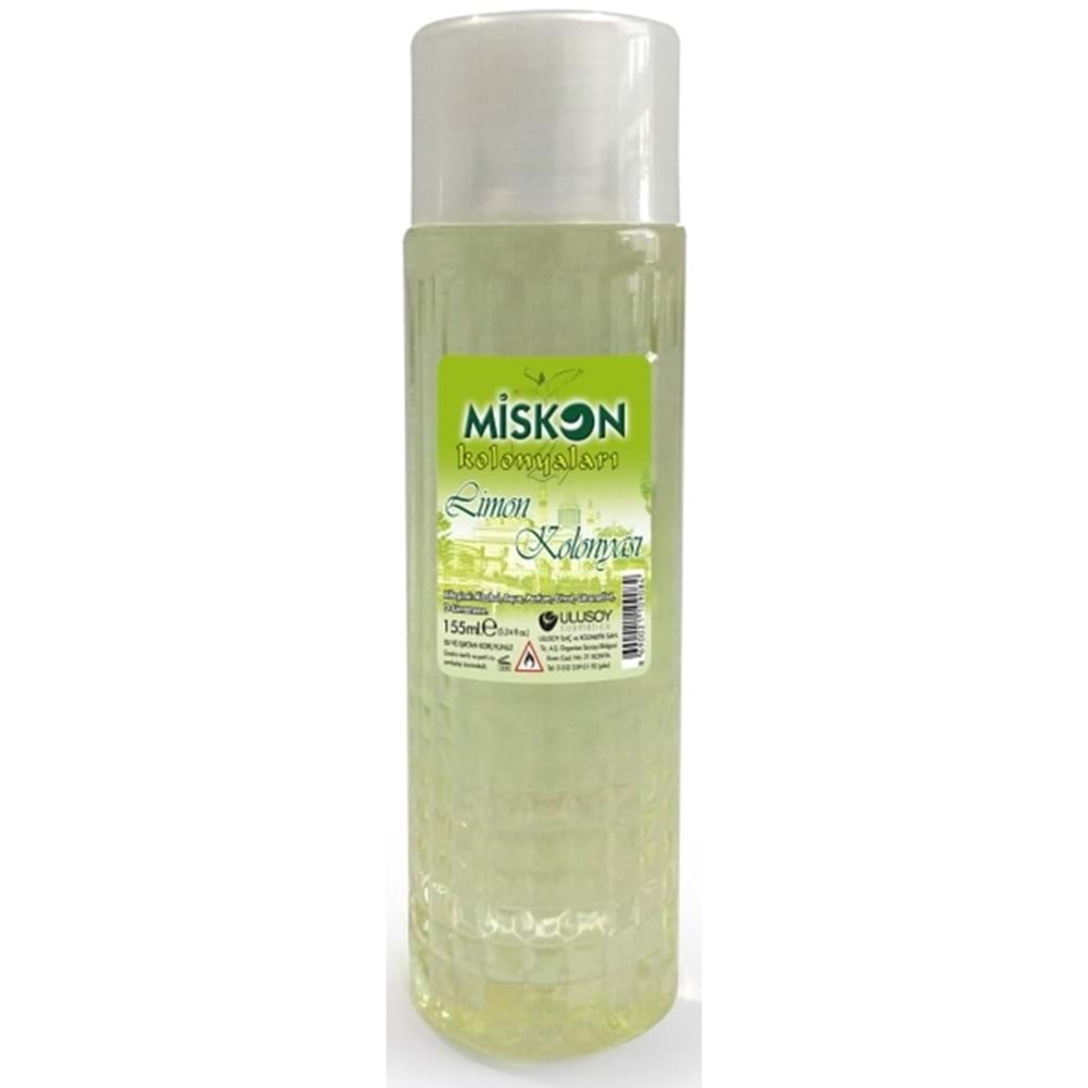 Miskon Limon Kolonyası Pvc 155Ml