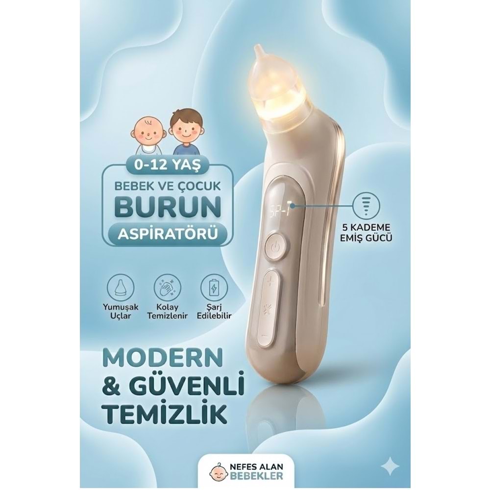 Nimo Elektrikli Burun Aspiratörü Bebekler İçin (H-031)