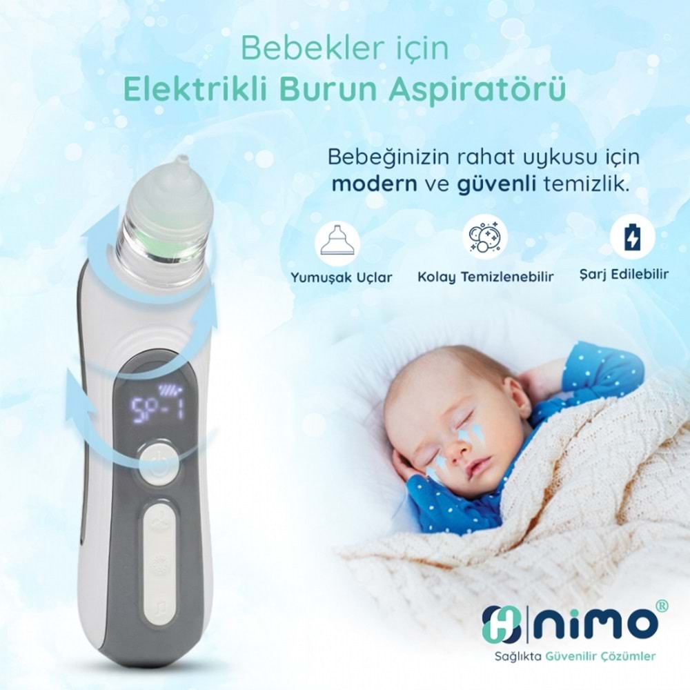 Nimo Elektrikli Burun Aspiratörü Bebekler İçin (H-031)