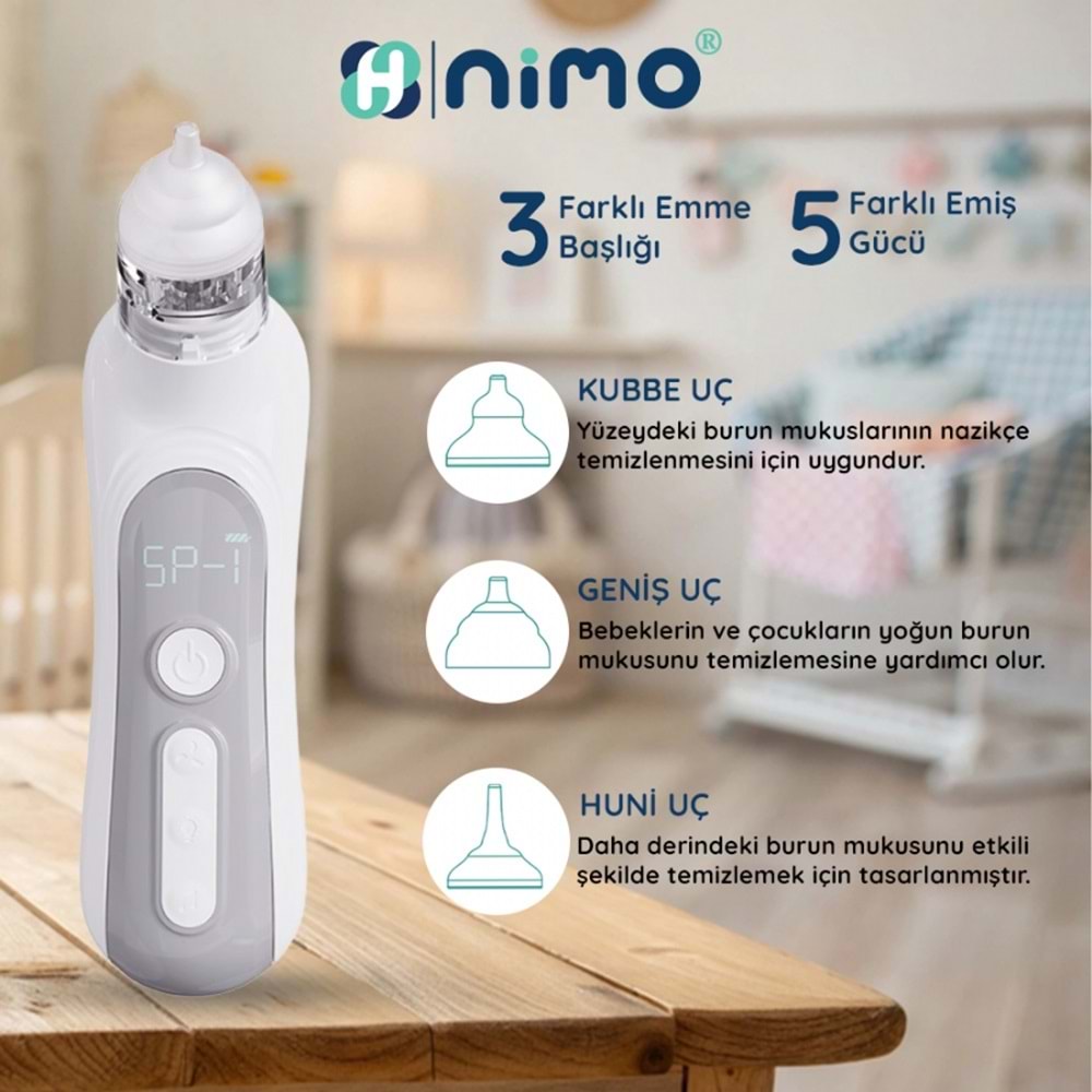 Nimo Elektrikli Burun Aspiratörü Bebekler İçin (H-031)