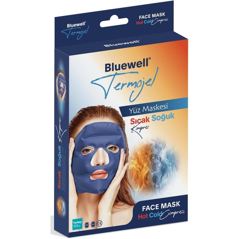 Bluewell Termo Jel Yüz Maskesi Sıcak Soğuk Kompres