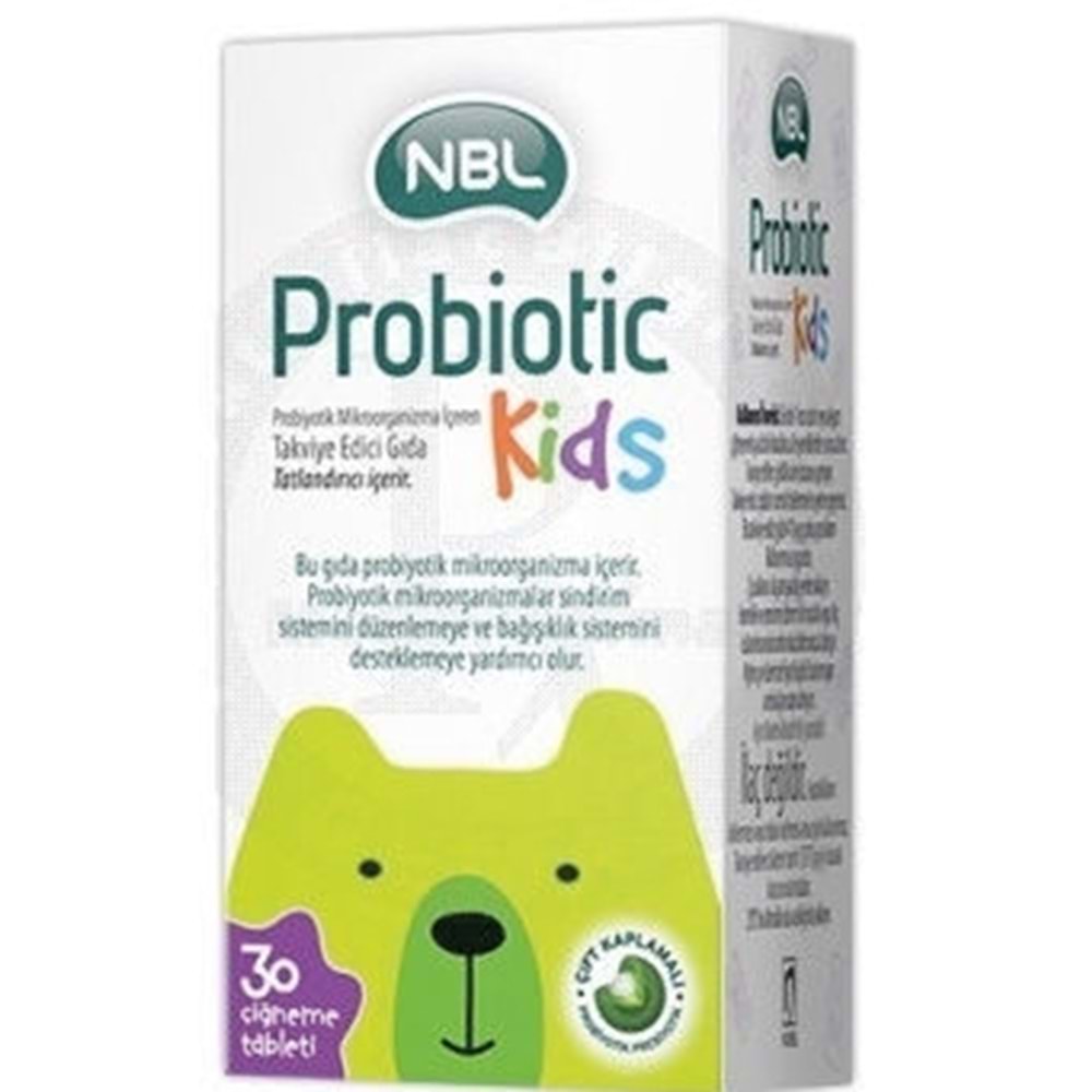 NBL Probiotic Kids Takviye Edici Gıda 30 Tablet