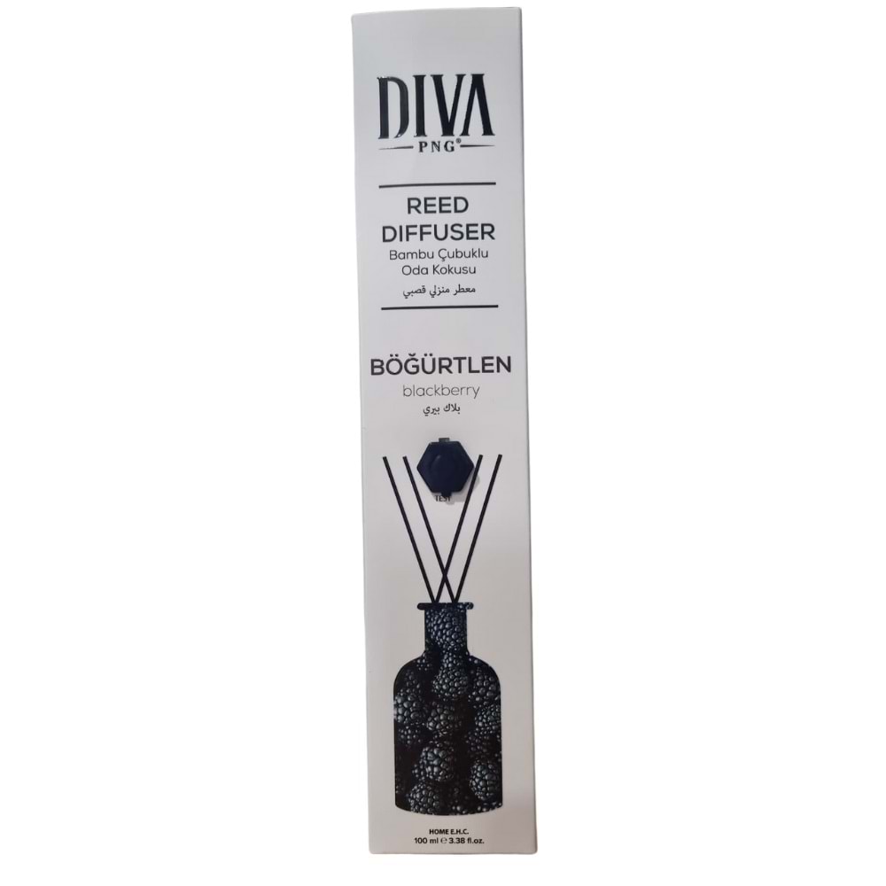 Diva Çubuklu Oda Kokusu Böğürtlen (Blackberry) 100Ml