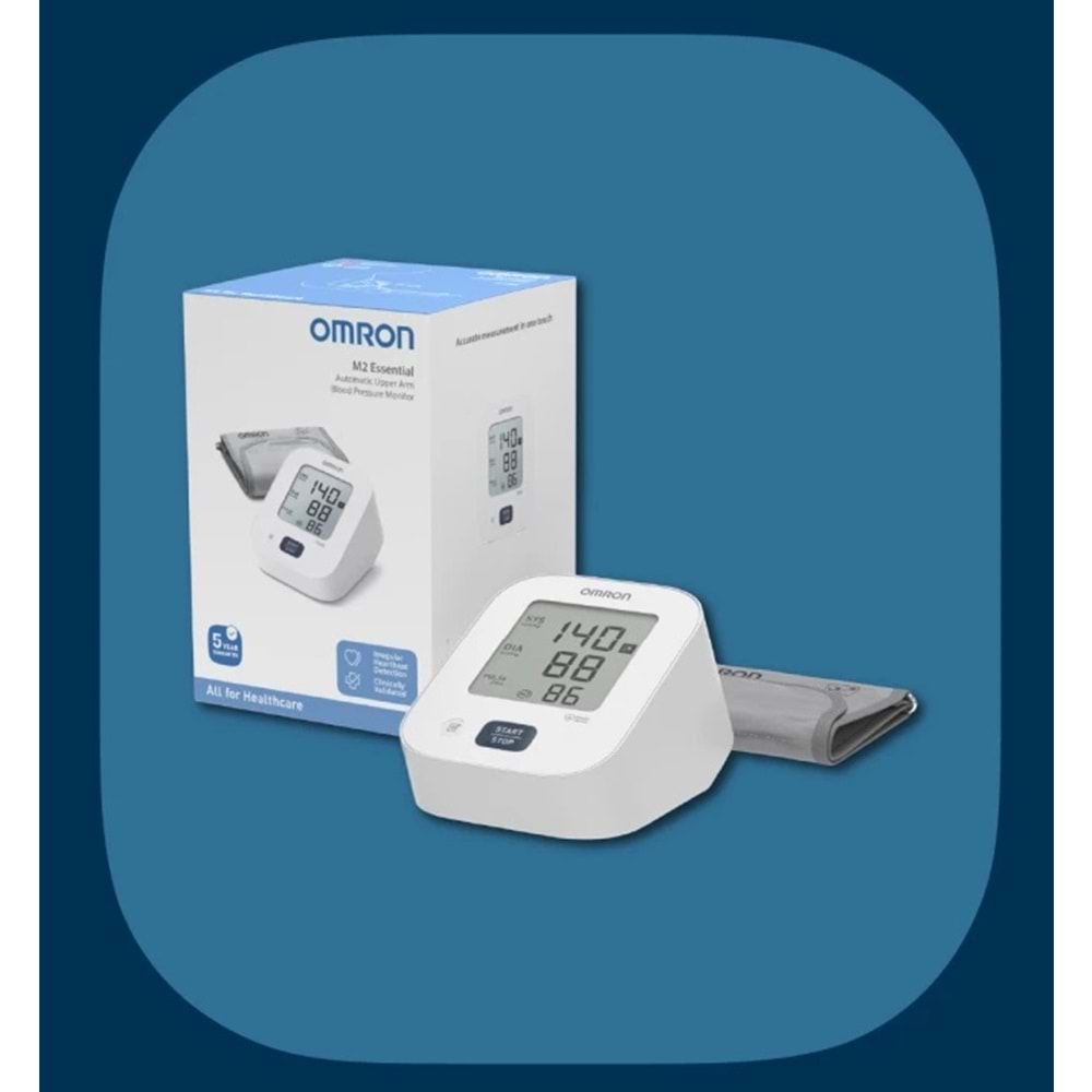 Omron M2 Essential Tansiyon Aleti, 30 Ölçüm Hafızalı