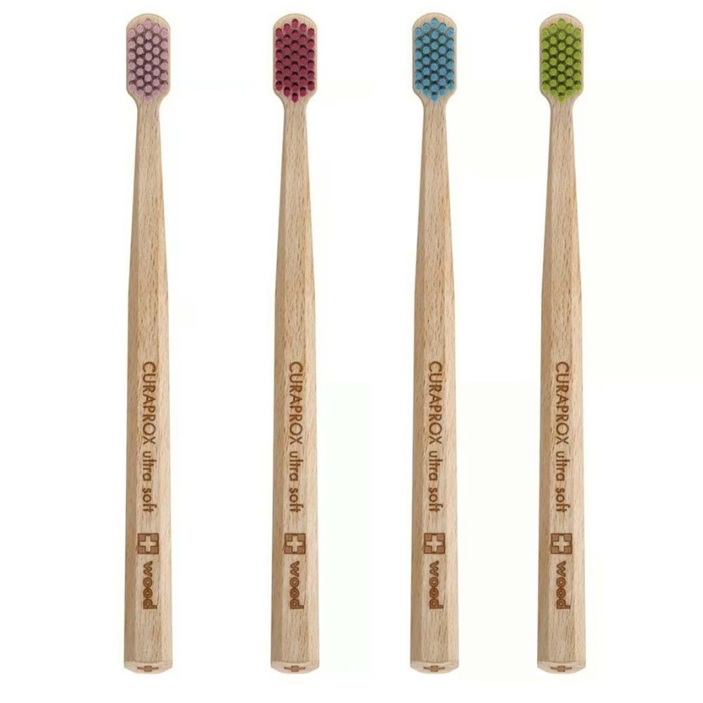 Curaprox Wood Ultra Soft Diş Fırçası, Ahşap