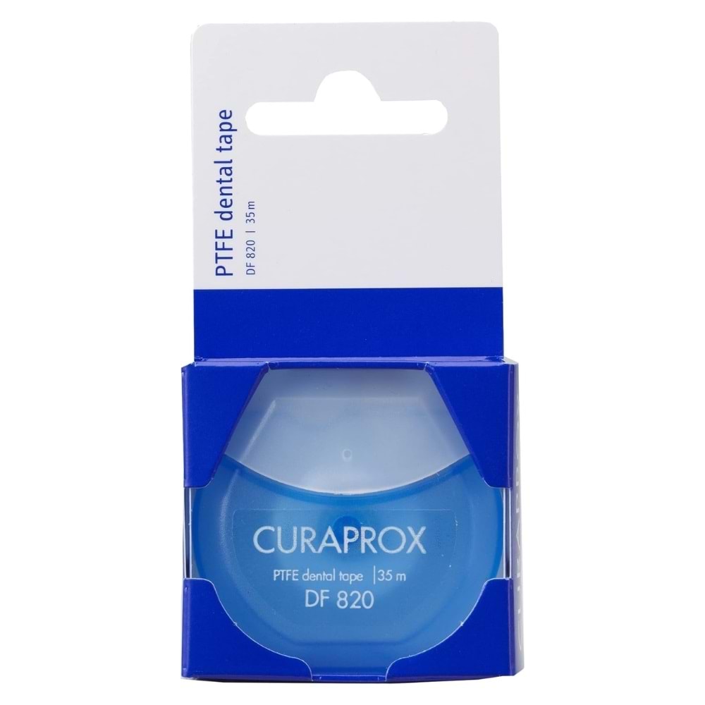 Curaprox DF 820 Teflon Diş İpi, 35m
