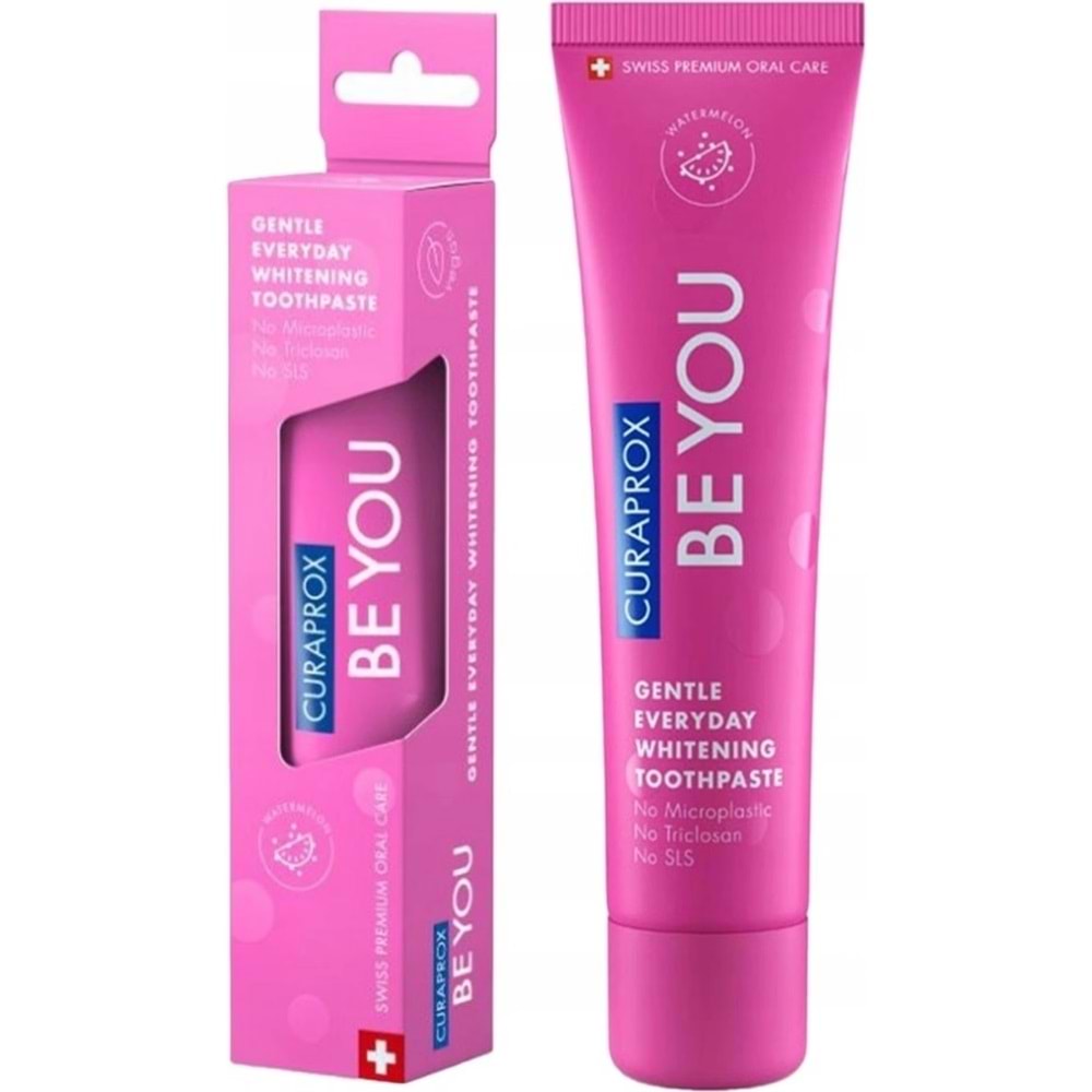 Curaprox Be You Beyazlatıcı Diş Macunu 60 mL, Karpuz
