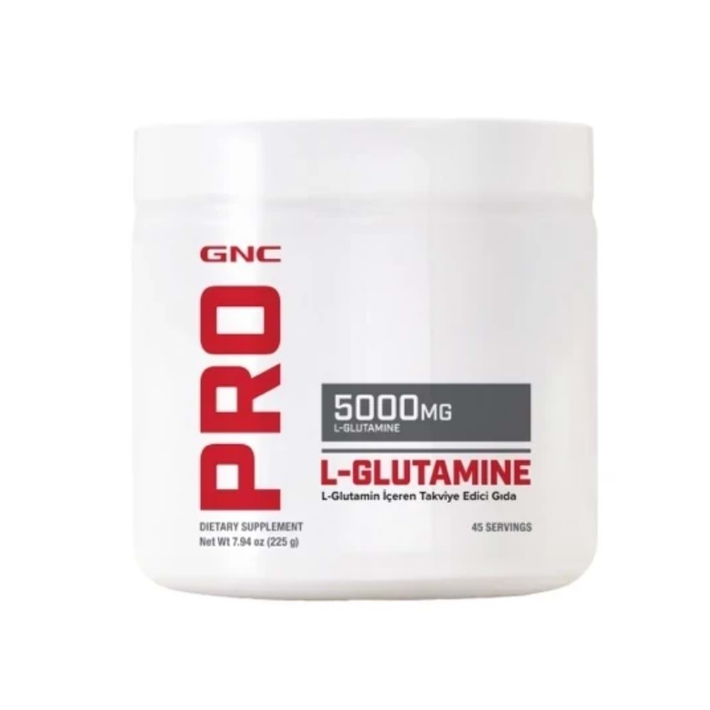 GNC Pro L-Glutamine Glutamin İçeren Takviye Edici Gıda 225 g (45 Servis)