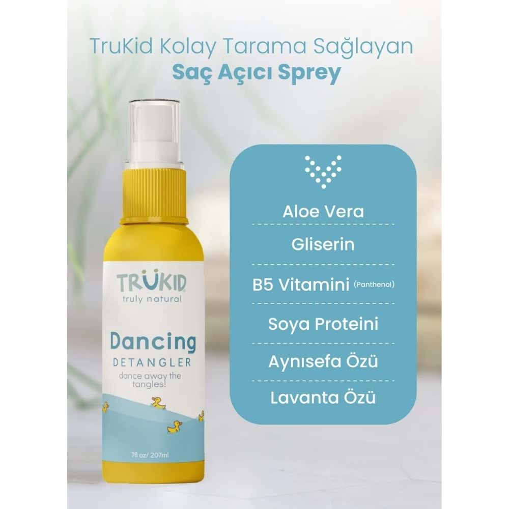 TruKid Dancing Kolay Tarama Sağlayan Saç Açıcı Sprey 207 mL