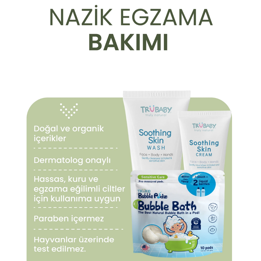 TruBaby Soothing Skin Egzama Karşıtı Yatıştırıcı Krem 58 mL