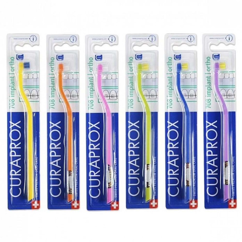 Curaprox CS 708 Implant, Ortho Özel Diş Fırçası