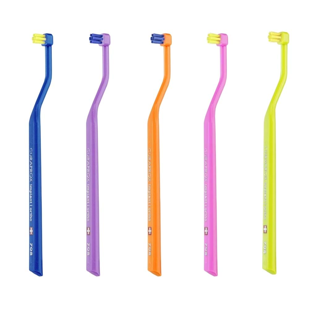 Curaprox CS 708 Implant, Ortho Özel Diş Fırçası