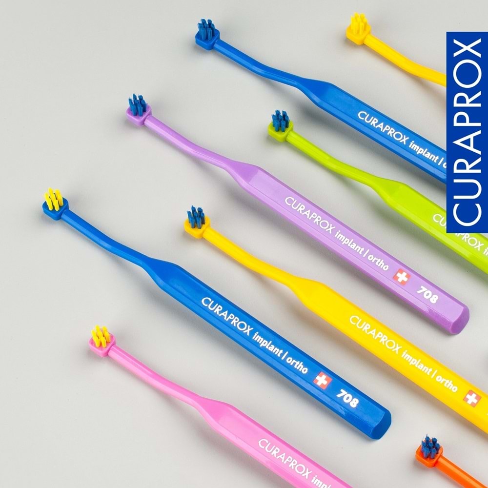Curaprox CS 708 Implant, Ortho Özel Diş Fırçası