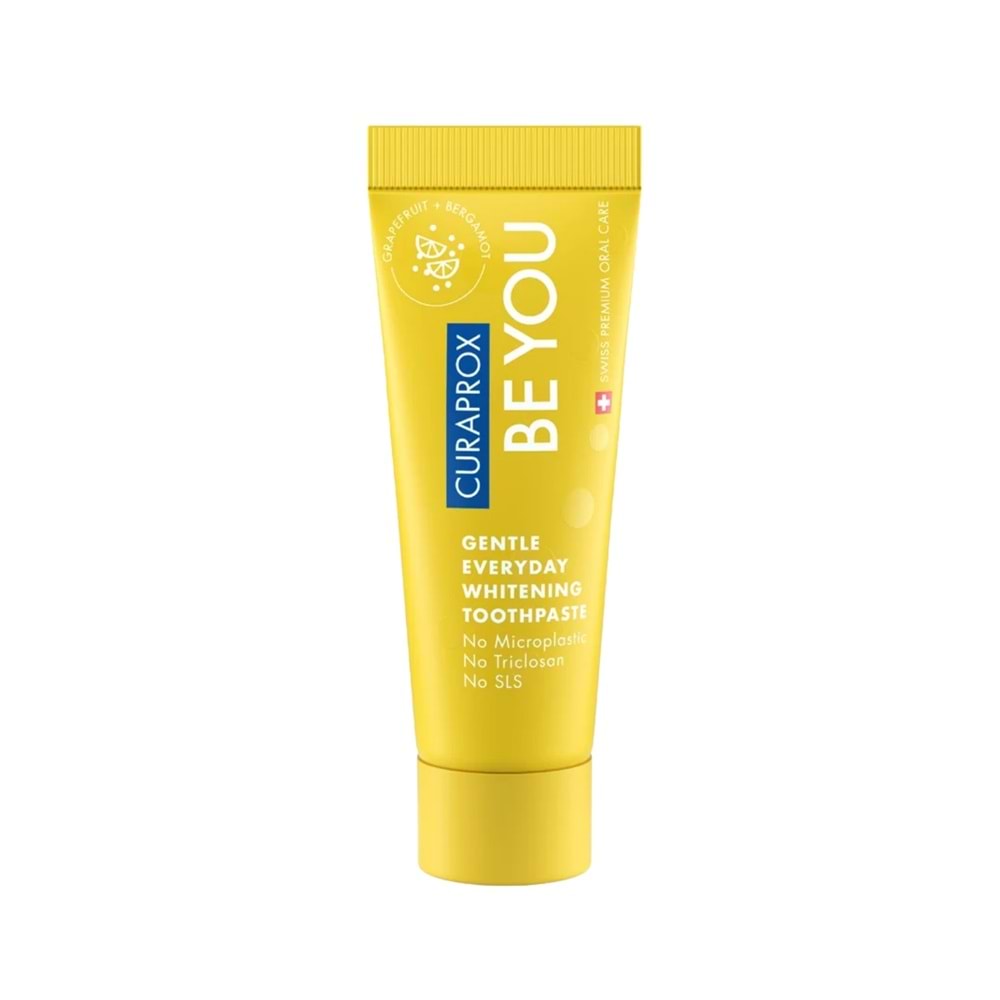 Curaprox Be You Diş Macunu 10 mL, Sarı, Greyfurt ve Bergamot