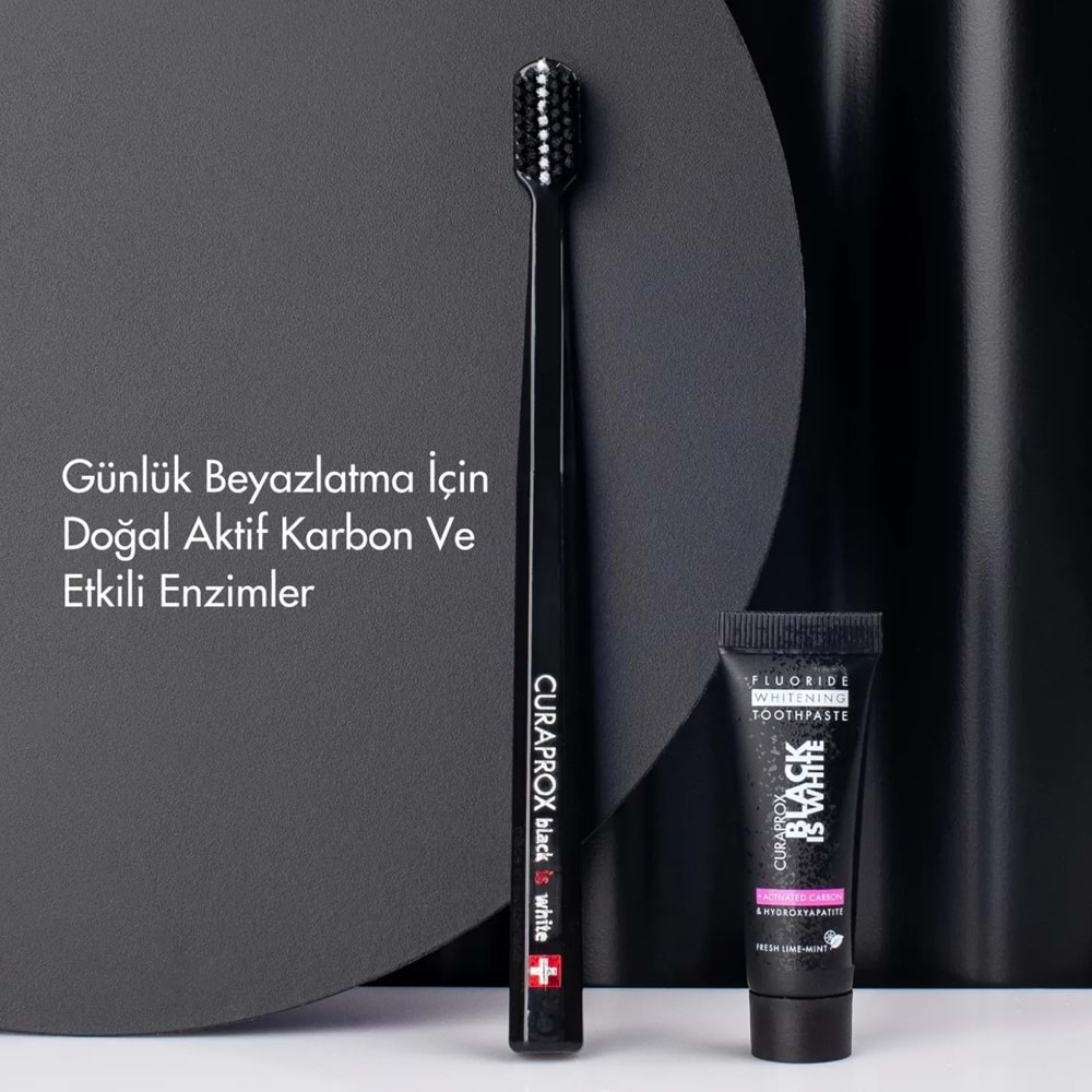 Curaprox Black is White Diş Macunu 10 mL