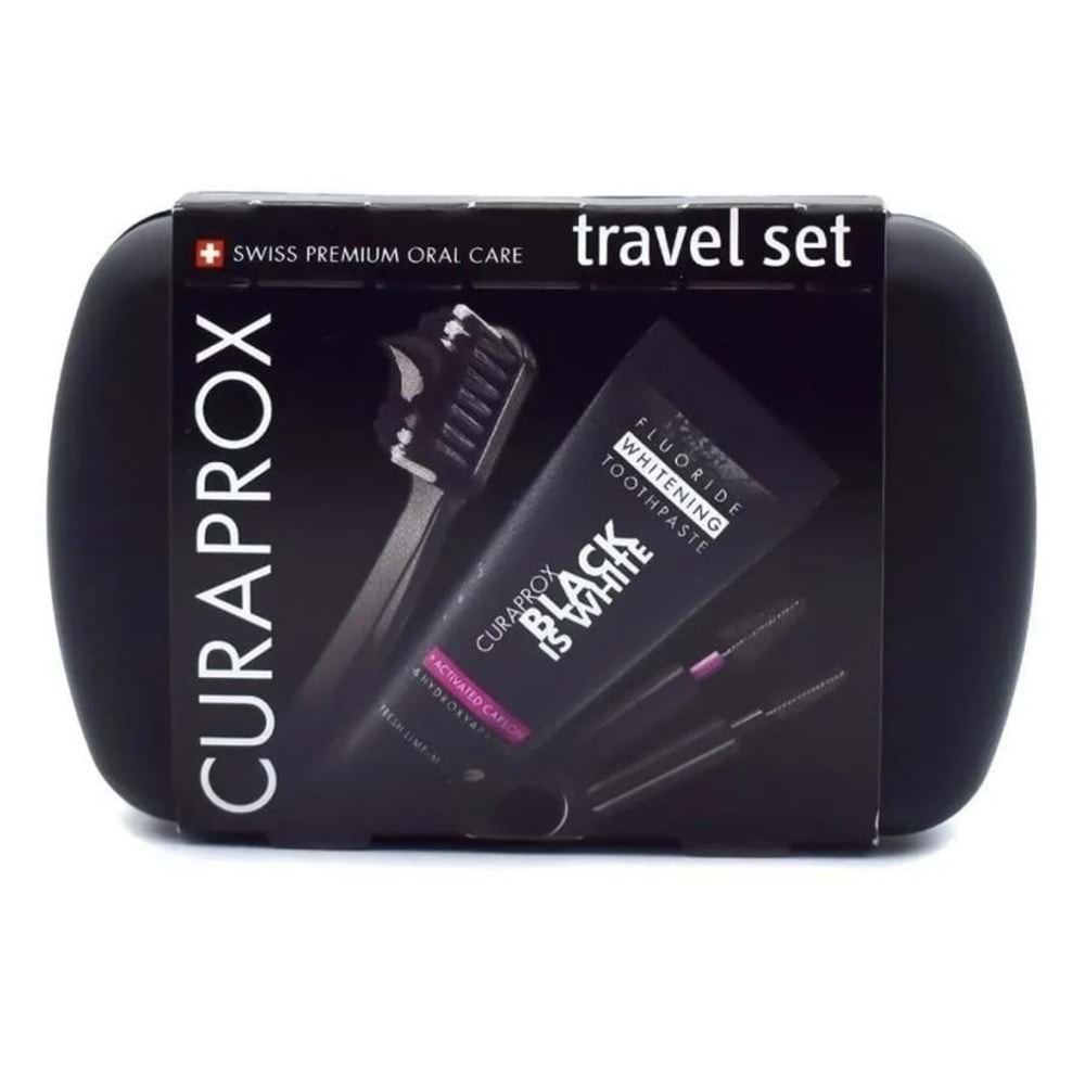 Curaprox Black is White Travel Set