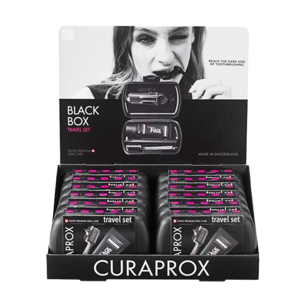 Curaprox Black is White Travel Set