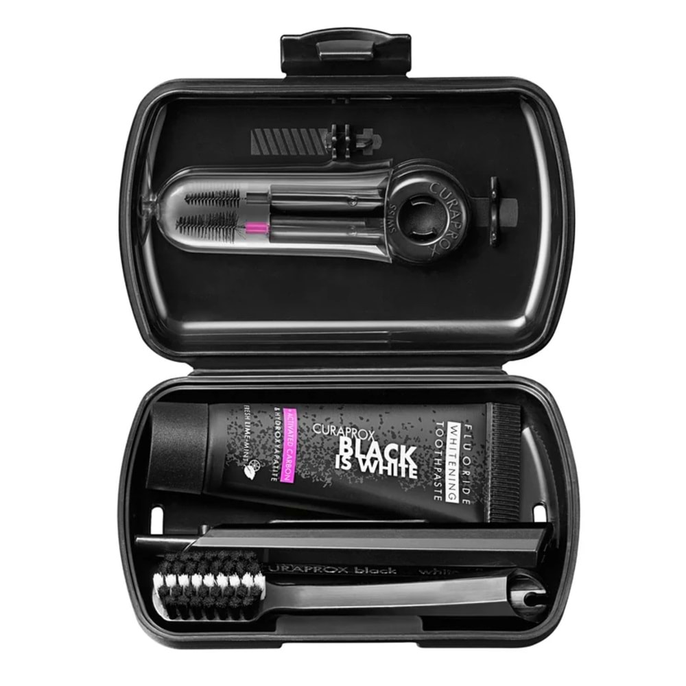 Curaprox Black is White Travel Set