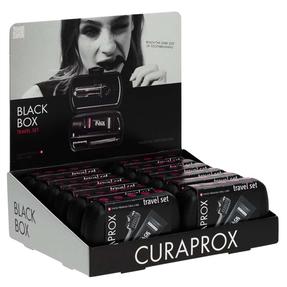 Curaprox Black is White Travel Set