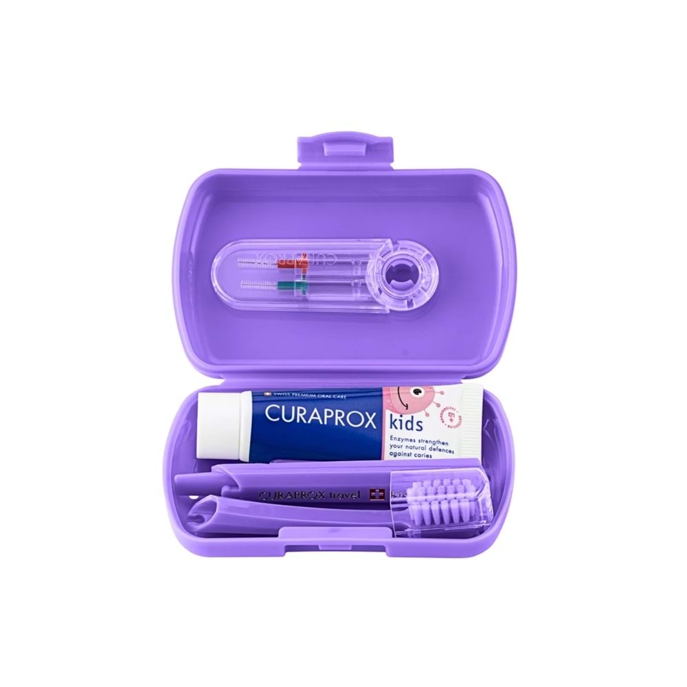 Curaprox Kids Travel Set, Mor