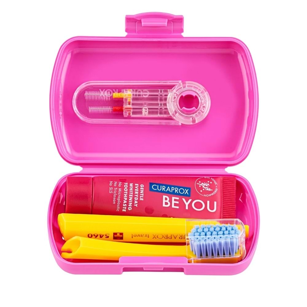 Curaprox Be You Travel Set, Pembe