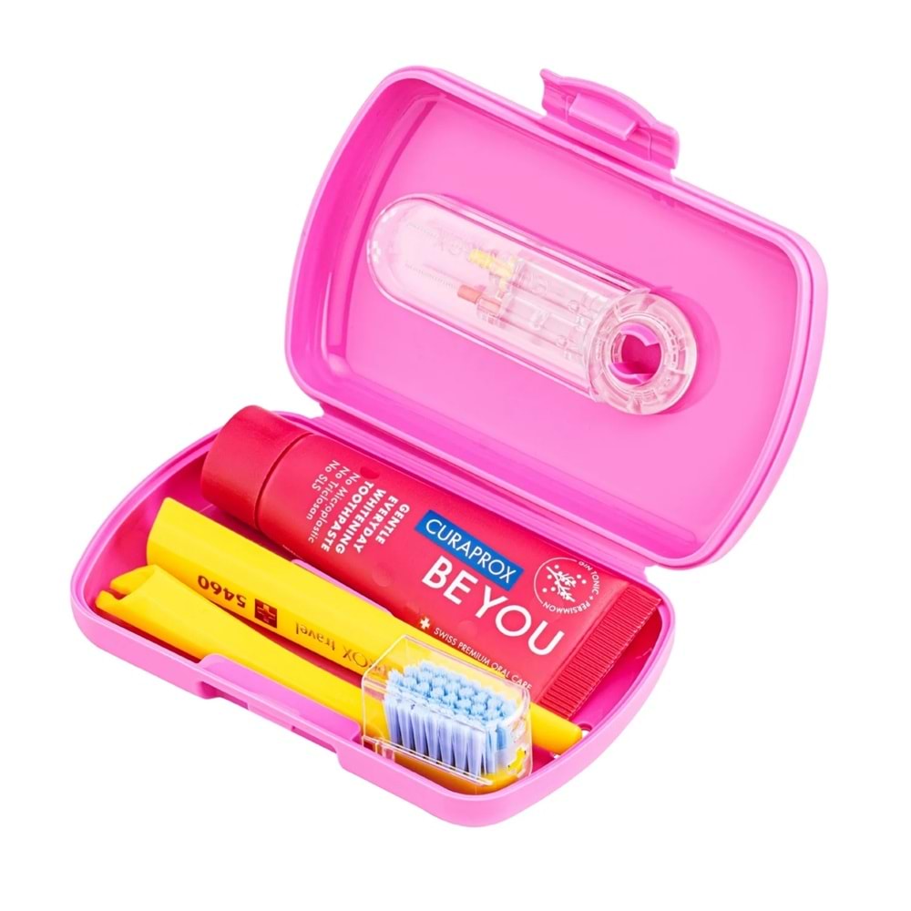 Curaprox Be You Travel Set, Pembe