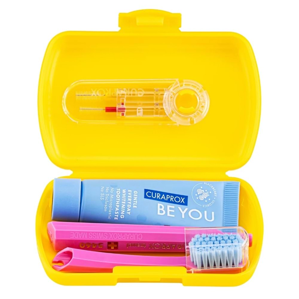Curaprox Be You Travel Set, Sarı