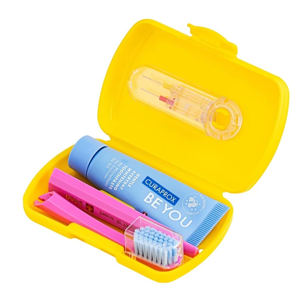 Curaprox Be You Travel Set, Sarı