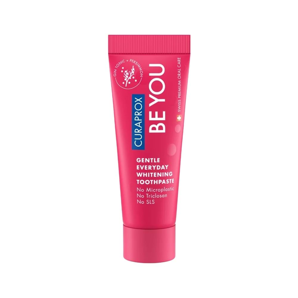 Curaprox Be You Diş Macunu 10 mL, Koyu Pembe, Tonik ve Hurma