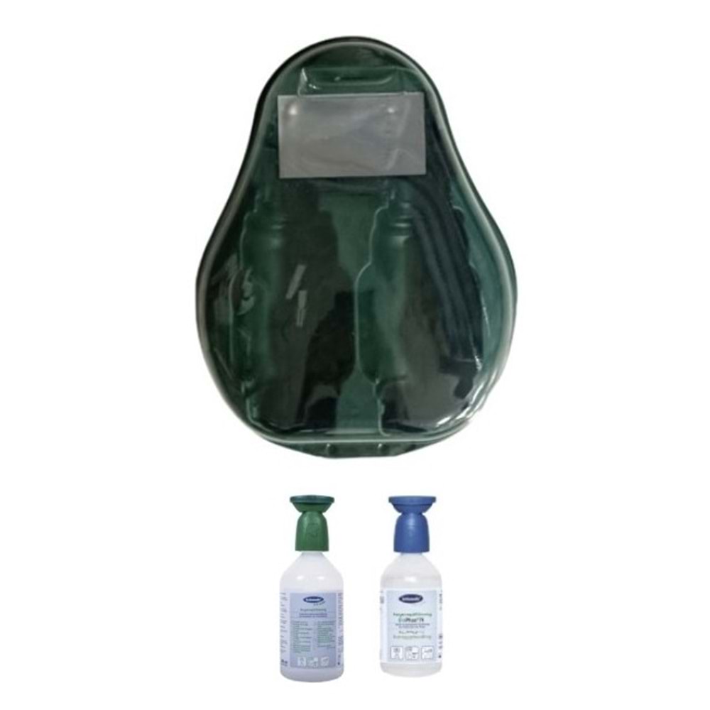 Actiomedic-Kombine Göz Duşu İstasyonlu (1 Mavi 250ml-1 Yeşil 500ml)