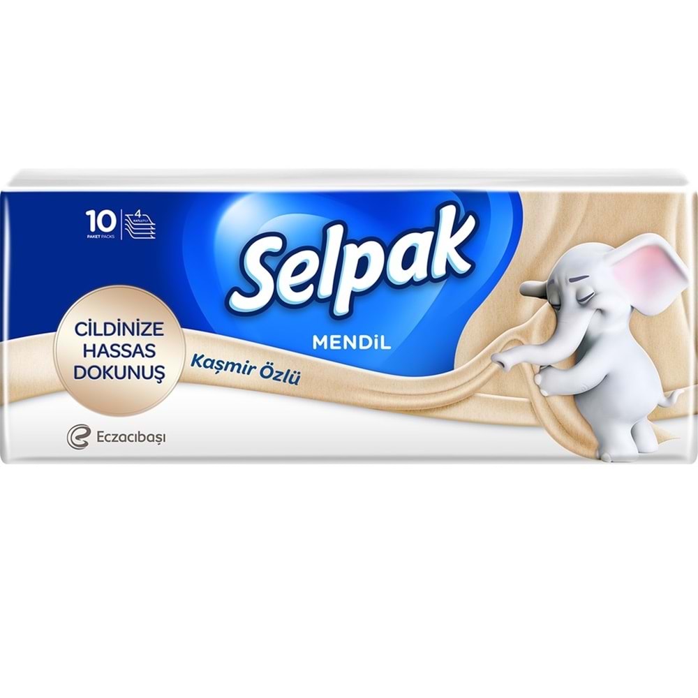 Selpak Mendil Kaşmir Özlü 10Lu Paket