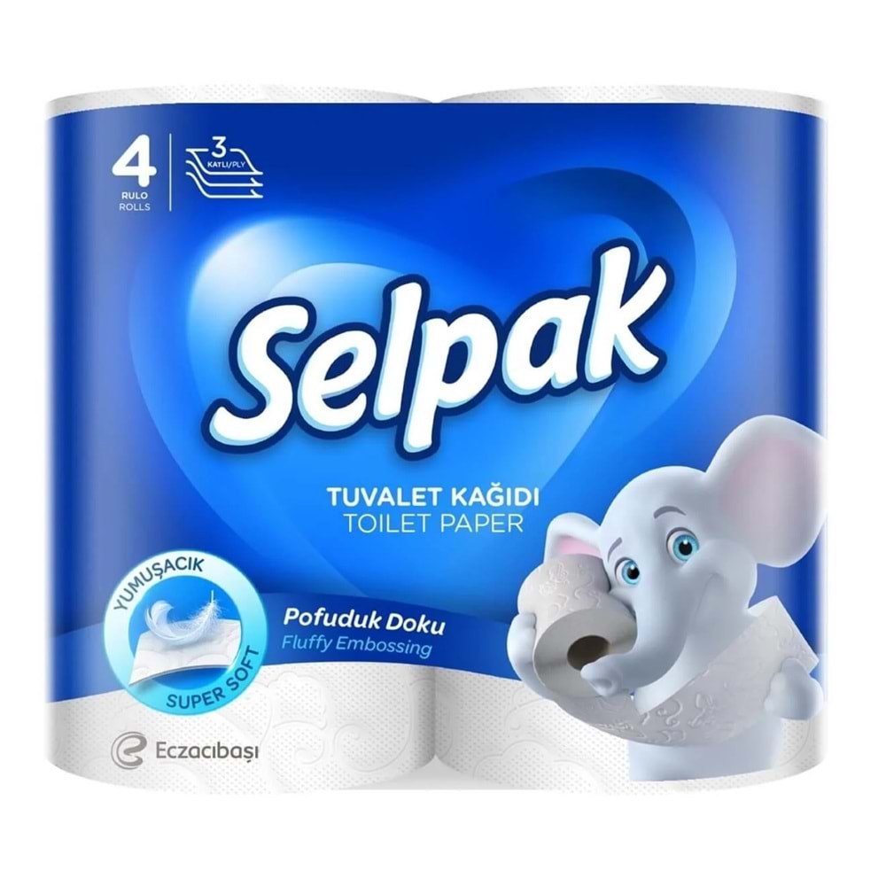 Selpak Tuvalet Kağıdı 4lü