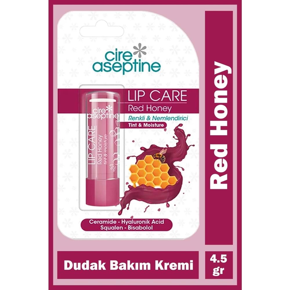 Cire Aseptine Lipstick Red Honey Tinted 4,5 gr