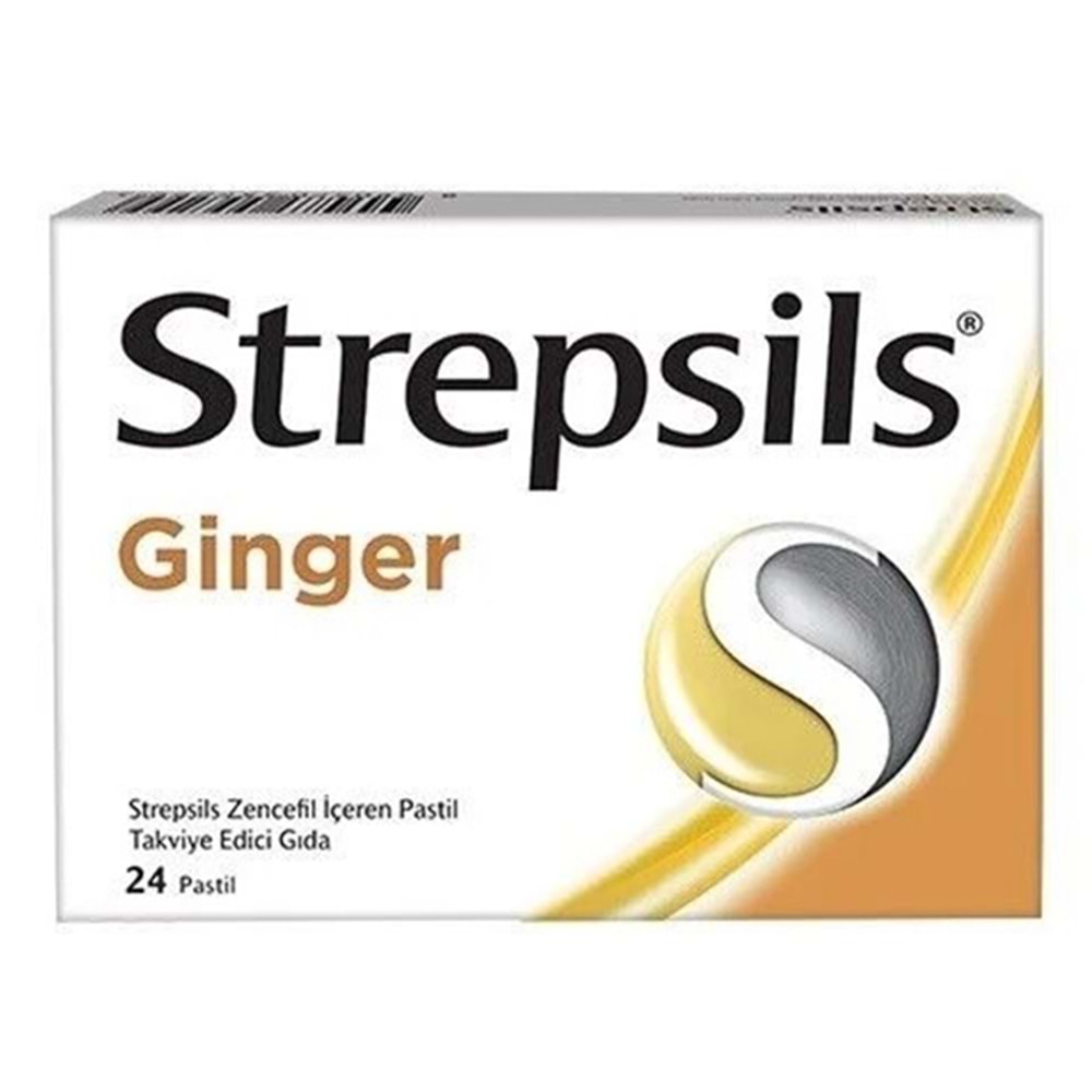 Strepsils Ginger Aromalı Pastil 24Lü (Zencefil)