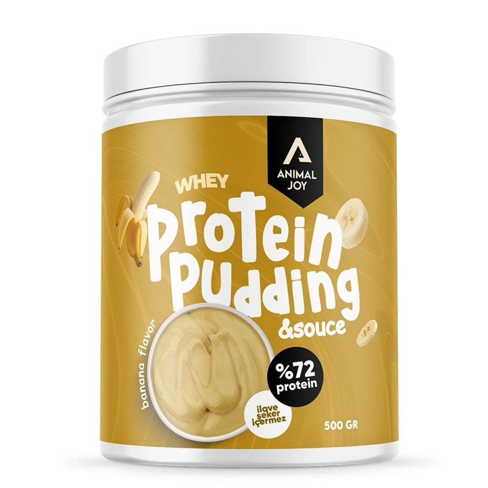 Animal Joy Whey Protein Puding Muz Aromalı 500gr