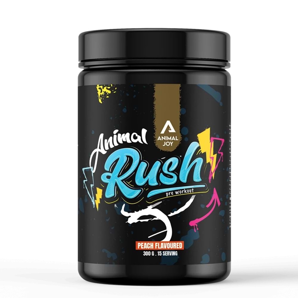 Animal Joy Rush Pre Workout Şeftali Aromalı 300gr/15 Servis
