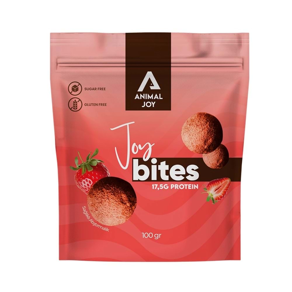 Animal Joy Bites Çilek Aromalı 20 Protein 100Gr