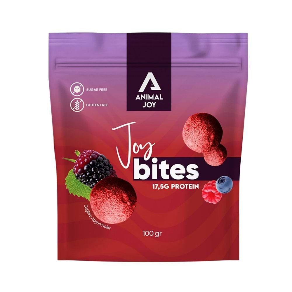 Animal Joy Bites Orman Meyveli Aromalı 20 Protein 100Gr